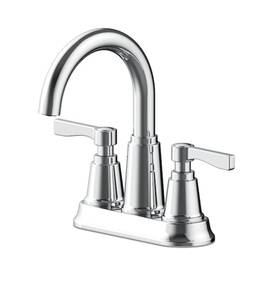 3808625 Allen Roth Polished Chrome Center Set Bath Faucet