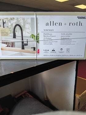 Allen Roth 5505634 Townley Pull-down Kitchen Faucet #5505634 Bronze Finish