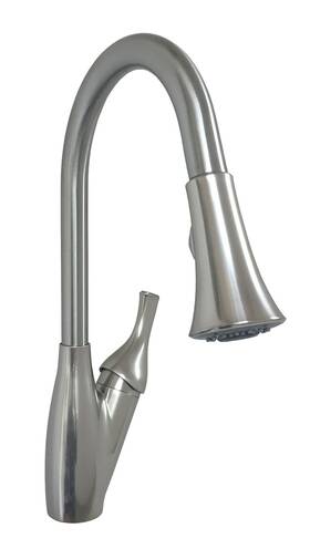 Sl3000n-a American Brass - 8ft Metal Sngl Lvr Kitchen Pulldown