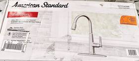 American Standard 012611961243 Eastcourt Single Handle Pull Down Dual Sprayer Kitchen Faucet Stainless Steel