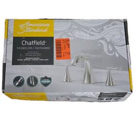 1001-514-889 American Standard 7413801295 Chatfield Widespread Bathroom Faucet Brushed Nickel