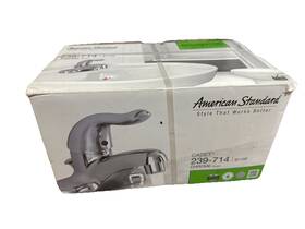 239-714 American Standard Cadet Chrome Simple Lever Handled Faucet 4 Inch Sinks
