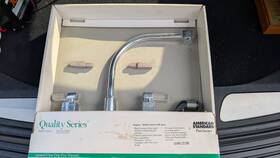 4160.213r American Standard Vintage Inch Quality Series Regency Kitchen Faucet With Spray Nos