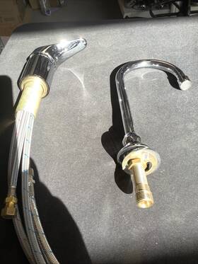 6114300.002 American Standard High Flow Kitchen Faucet. Chrome. F2
