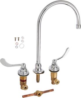 6540178.002 American Standard Monterrey Gooseneck Faucet Spout Reach 8 Inch 1.5 Gpm