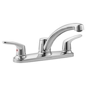 7074500.002 American Standard Colony Pro 2-handle Kitchen Faucet With Swivel Spout In Polished Chrome