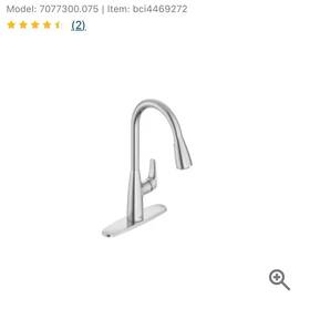 7077300.075 American Standard Colony Pro Stainless Steel Kitchen Faucet