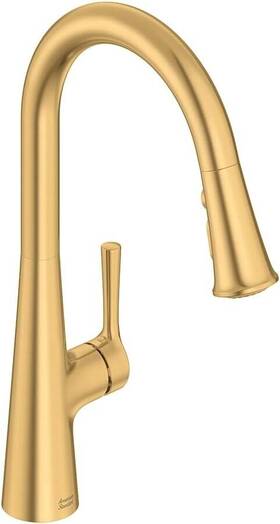 7441300.gn0 American Standard Southport Pull Down Kitchen Faucet Brushed Gold