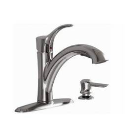 American Standard Brands 012611488702 Mesa Pull-out Kitchen Faucet With Soap Dispenser Chrome