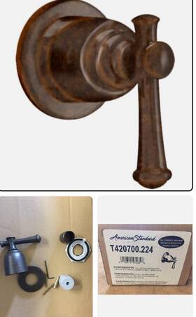 T420700.224 American Standard Portsmouth Oil Rubbed Bronze Volume-control Trim