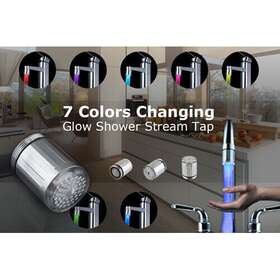 Sku-bc213 Angelsale 7 Colors Changing Glow Shower Stream Tap