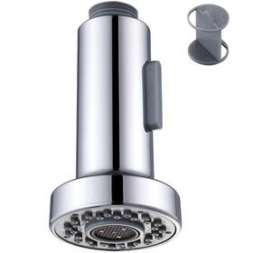 Tn03 Angle Simple Faucet Head Replacement Chrome Kitchen Sink Sprayer Pul