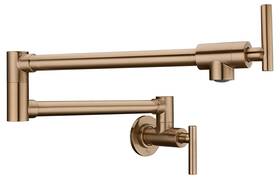 Anzzi 191042057234 Braccia Series 24 Wall Mounted Pot Filler In Rose Gold Reach Spout Sol