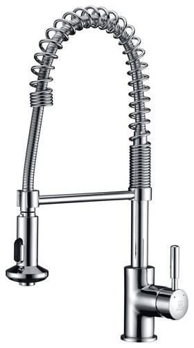 Kf-az1673ch Anzzi Kf-az1673 Eclipse 1.8 Gpm 1 Hole Pre-rinse Kitchen Faucet - Chrome
