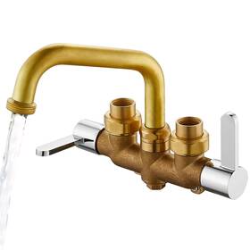 B0cqqhzywg Aolemi Laundry Utility Sink Faucet Wall Mounted 3in Center 2-handle Chrome