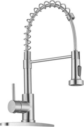 A8018-05-02bbn  Aonecer Faucets Brushed Nickel Kitchen Pull-down Injectors