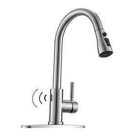T100102bn Aonecer Touchless Kitchen Faucet With Pull Down Sprayer - 3 Brushed Nickel
