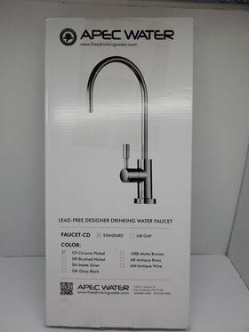 Apec Water 854961005259 Systems Silver Brushed Nickel Lead Free Cd Kitchen Drinking Faucet