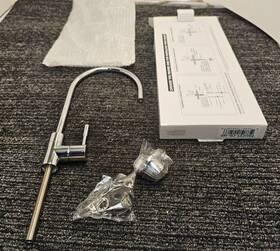 Apec Water Systems 854961005266 Ceramic Disc Non-air Gap Reverse Osmosis Filter Faucet Brushed Nickel