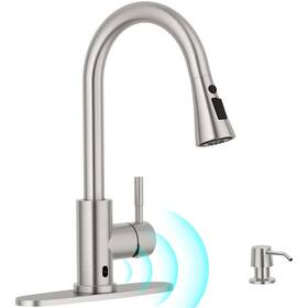 Aps2007 Appaso Touchless Kitchen Faucet Motion Sensor Sink With Pull Down Ab