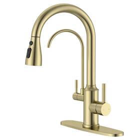 Aps3004 Appaso Kitchen Faucet With Water Filter 2 Handle 3 Way Gold Sink Hi