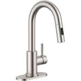 Aps323-bn Appaso Bar Sink Faucet Stainless Steel Kitchen Faucets With Pull Down Sprayer