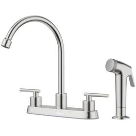 B0csrzgt47 Appaso Kitchen Faucet With Side Sprayer 2-handle High Arch Brushed Nickel Kitch