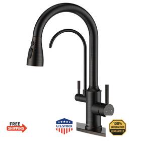 B0ddswsdzr Appaso 3-in-1 Oil Rubbed Bronze Kitchen Faucet Pull-down Sprayer