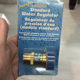 27549 Aqua Pro Standard Water Regulator Preset 45 Psi Non Toxic Components #27549 Nos