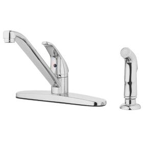 22-k81ws-ch-av Aqua Vista 820633003465 Kitchen Sink Faucet With Side Spray Polished Chrome Single Ha
