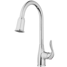 H70k-51d-av-ch Aqua Vista 820633003519 Kitchen Sink Faucet High Arc Pull-down Polished Chrome