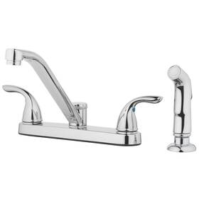 25-k82cs-ch-av Aqua Vista 820633003793 Kitchen Sink Faucet With Side Spray Polished Chrome Handle