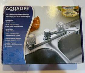 0443000lf Aqualife Two Handle Washerless Kitchen Faucet