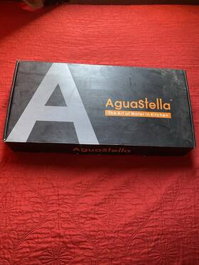 As59ch Aquastella Chrome Kitchen Faucet Silver With Hose And Mounting Hardware