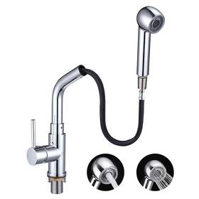 81fau006-m1882-chr Aquaterior Dual Function Kitchen Faucet 360 Rotatable Pull Out Spout Mixer Taps Sprayer