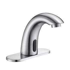 81fh1005-5-4-bn.v2 Aquaterior 5 Inch Touchless Bathroom Faucet Automatic Sensor Cold Hot Water Hands Free