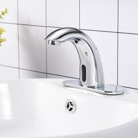 81fh1005-5-4-chr.v2 Aquaterior Touchless Faucet Automatic Sensor Cold Hot Water No Contact Toilet