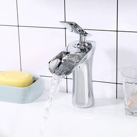 81fh1012-2-1-chr Aquaterior Bathroom Faucet For Vessel Sink Basin Mixer Tap Chrome Aqt0022