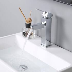 81fh1017-h22-chr Aquaterior Bathroom Faucet For Vessel Sink Basin Mixer Tap Chrome Aqt0037