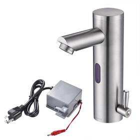 81fh1029-6706-bn Aquaterior Bathroom Touchless Faucet Sink Basin Brushed Nickel Aqt0078