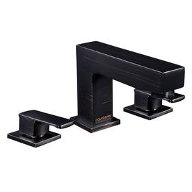 81fh3004-h27-orb Aquaterior Wholesale Widespread 8 Inch Bathroom Faucet Bathtub Basin Sink Mixer Tap Oil-rubbed