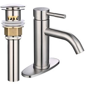 A-na-023-na-na Aquaterior Bathroom Vessel Faucet Single Handle Basin Tap With Pop-up Drain