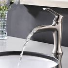 Arbk-a Vapsint Waterfall Bathroom One Hole Handle Faucet Sink Vessel Tap