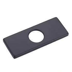 Arcora 726084560321 6.1 Inch X 2.4 0.3 Faucet Deck Plate In Matte Black