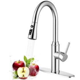 A01cy Arofa Faucets With Pull Down Sprayer For Kitchen Sinks Chrome Faucet S
