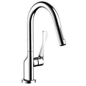 39836001 Axor 011097635651 Citterio Chrome Bar Kitchen Faucets Pull Down Sprayer