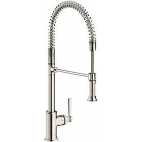 16582831 Axor Montreux Single Handle Kitchen Faucet Polished Nickel New