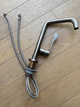 39851801 Axor Hansgrohe Citterio Bar/kitchen Faucet 1.5 Gpm Steel Optic Works Perfectly