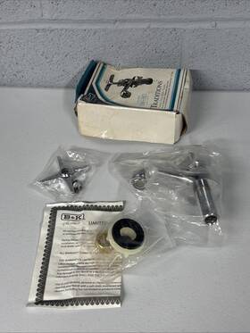 220-005 B&k Chrome Finish Brass Construction Basin Faucet Open Box Fast Ship