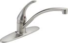 B1310lf-ss Delta Standard Kitchen Faucet In Stainless Steel Swivel 0034449701570